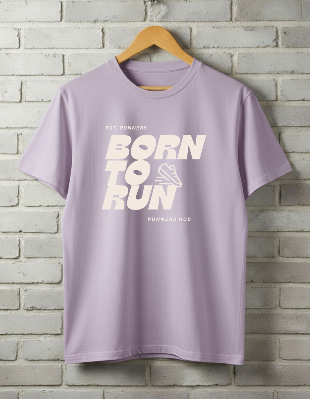 Born to Run Unisex Stretch T-shirt