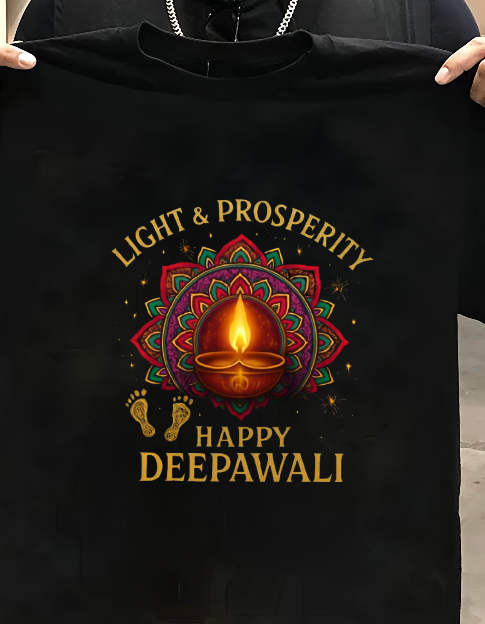 Celebrate the Festival of Lights in Style – Diwali Themed Tee
