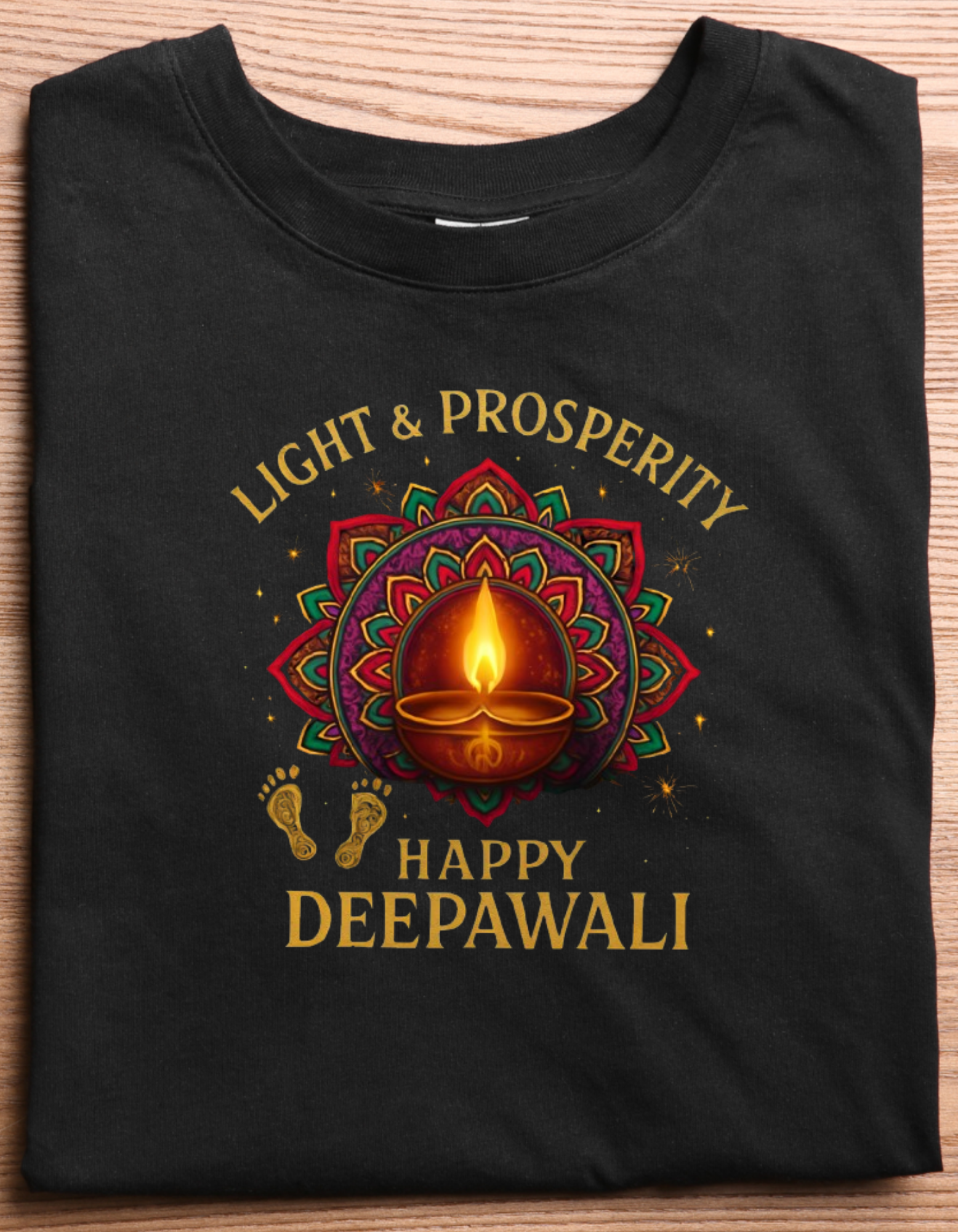 Celebrate the Festival of Lights in Style – Diwali Themed Tee
