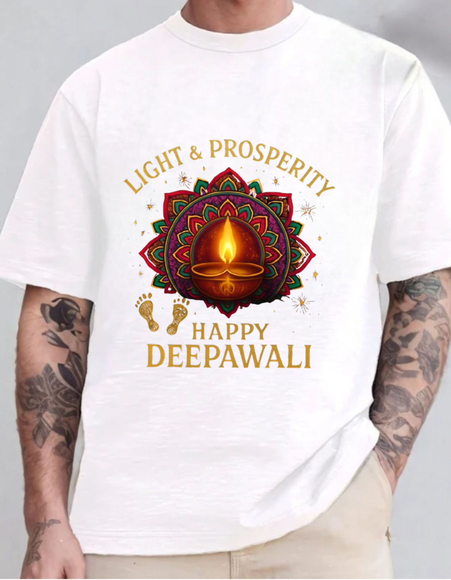 Celebrate the Festival of Lights in Style – Diwali Themed Tee